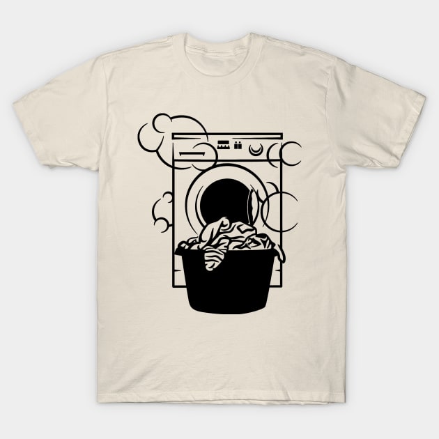 washing machine T-Shirt by baikteman